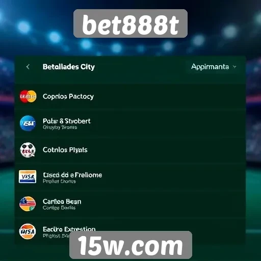 Métodos de pagamento disponíveis na bet888t